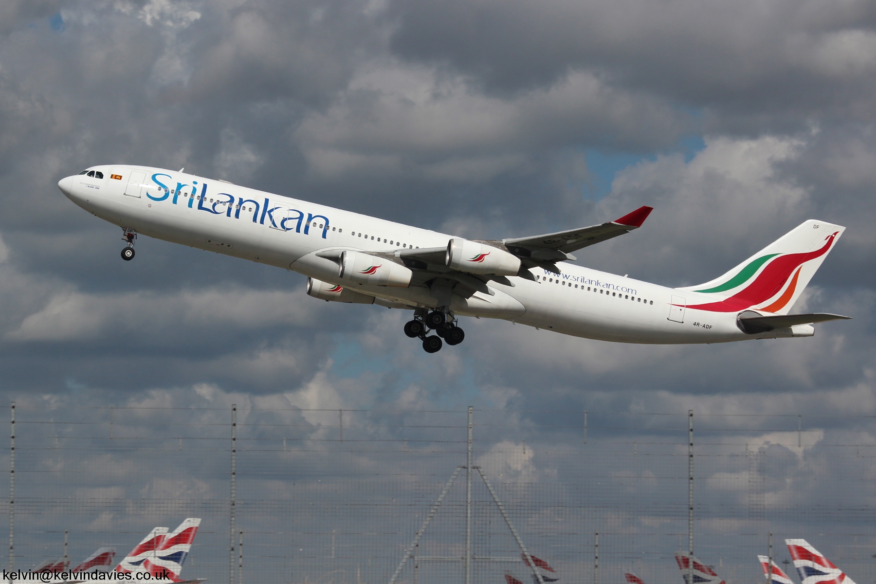 SriLankan Airlines A340 4R-ADF