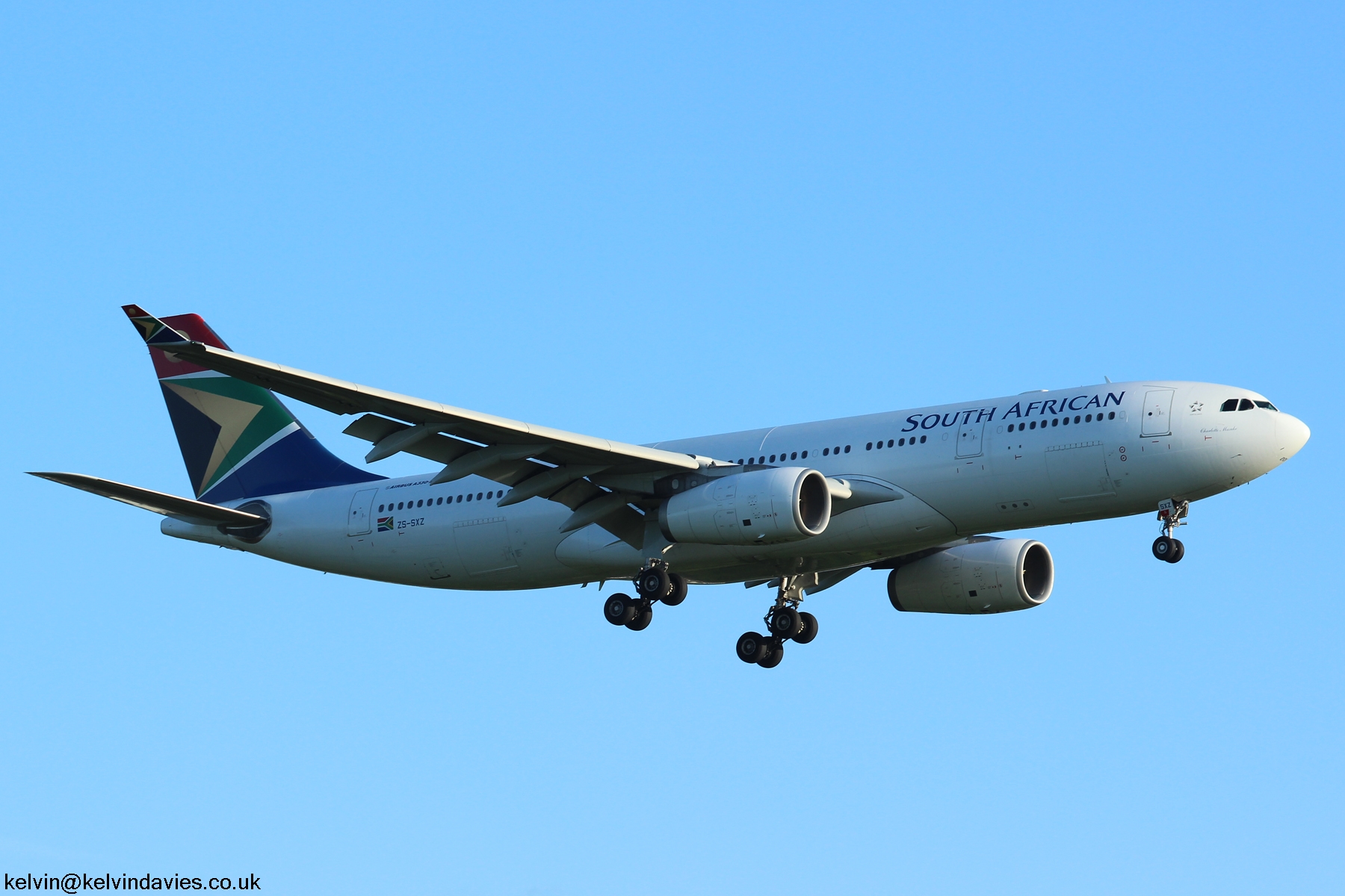 South African Airways A330 ZS-SXZ