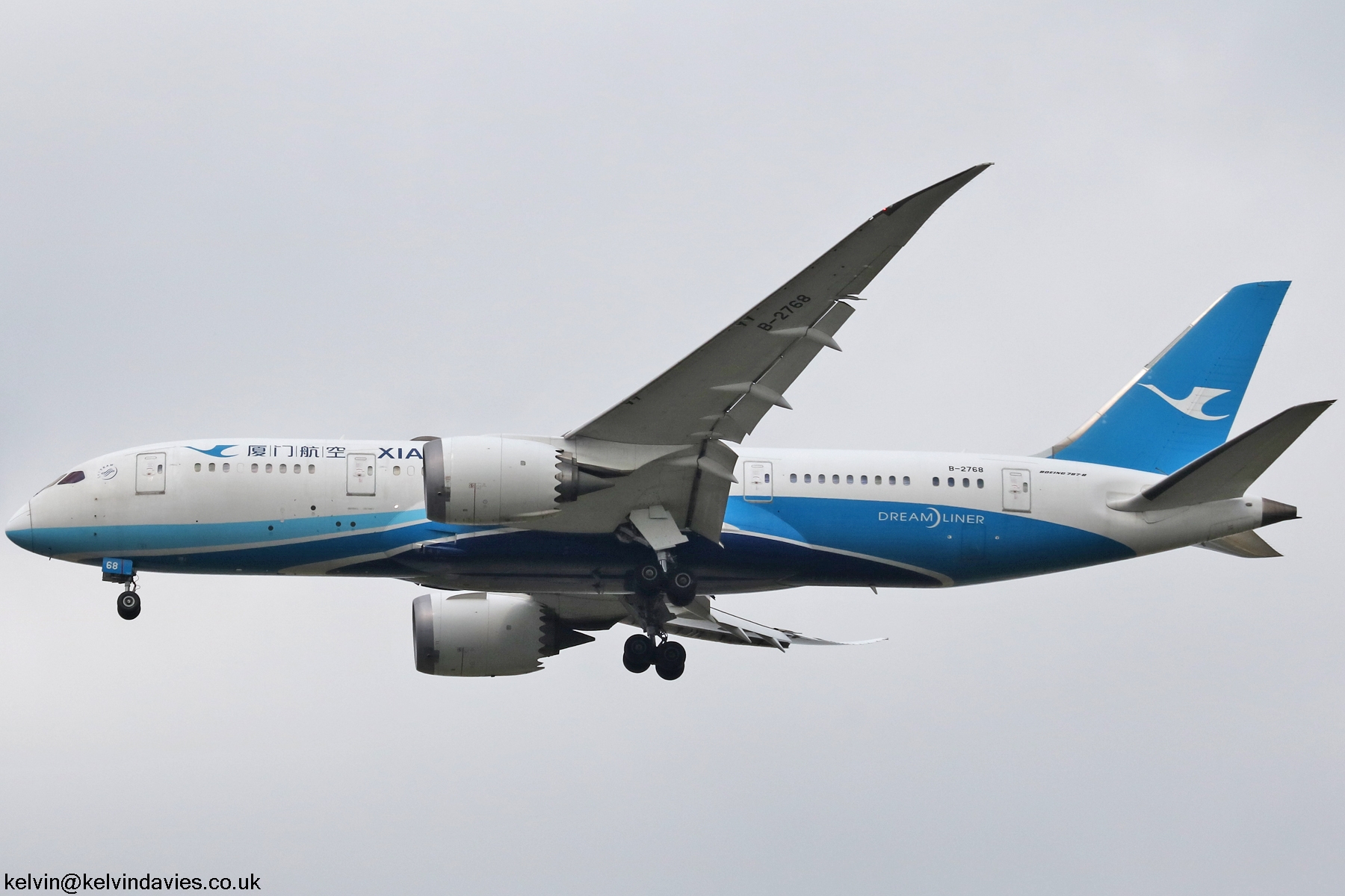 XiamenAir 787 B-2768