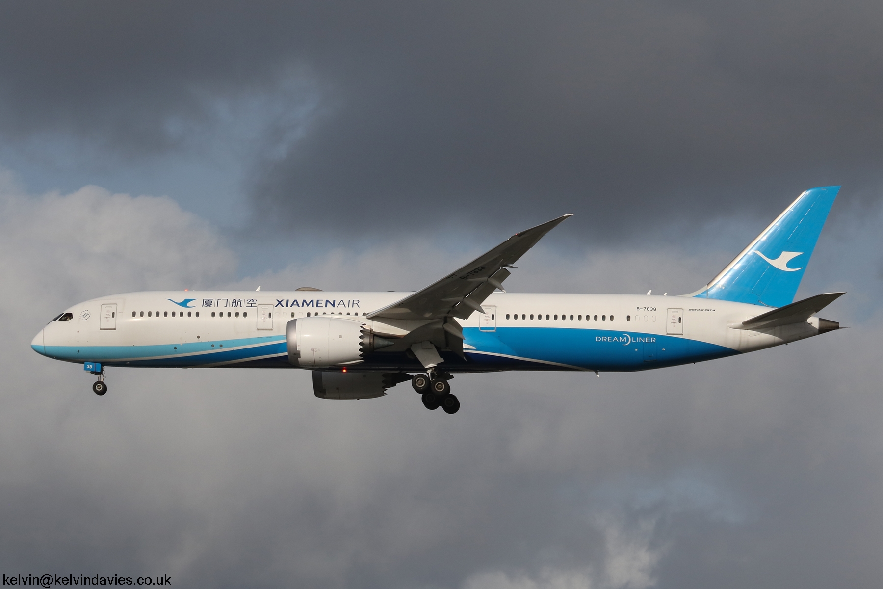 XiamenAir 787 B-7838