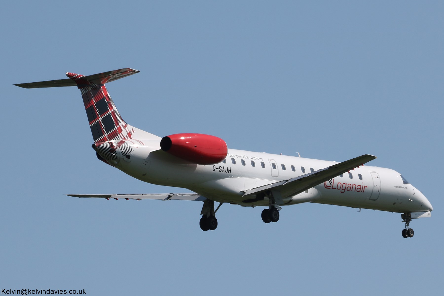 Loganair Embraer ERJ G-SAJH