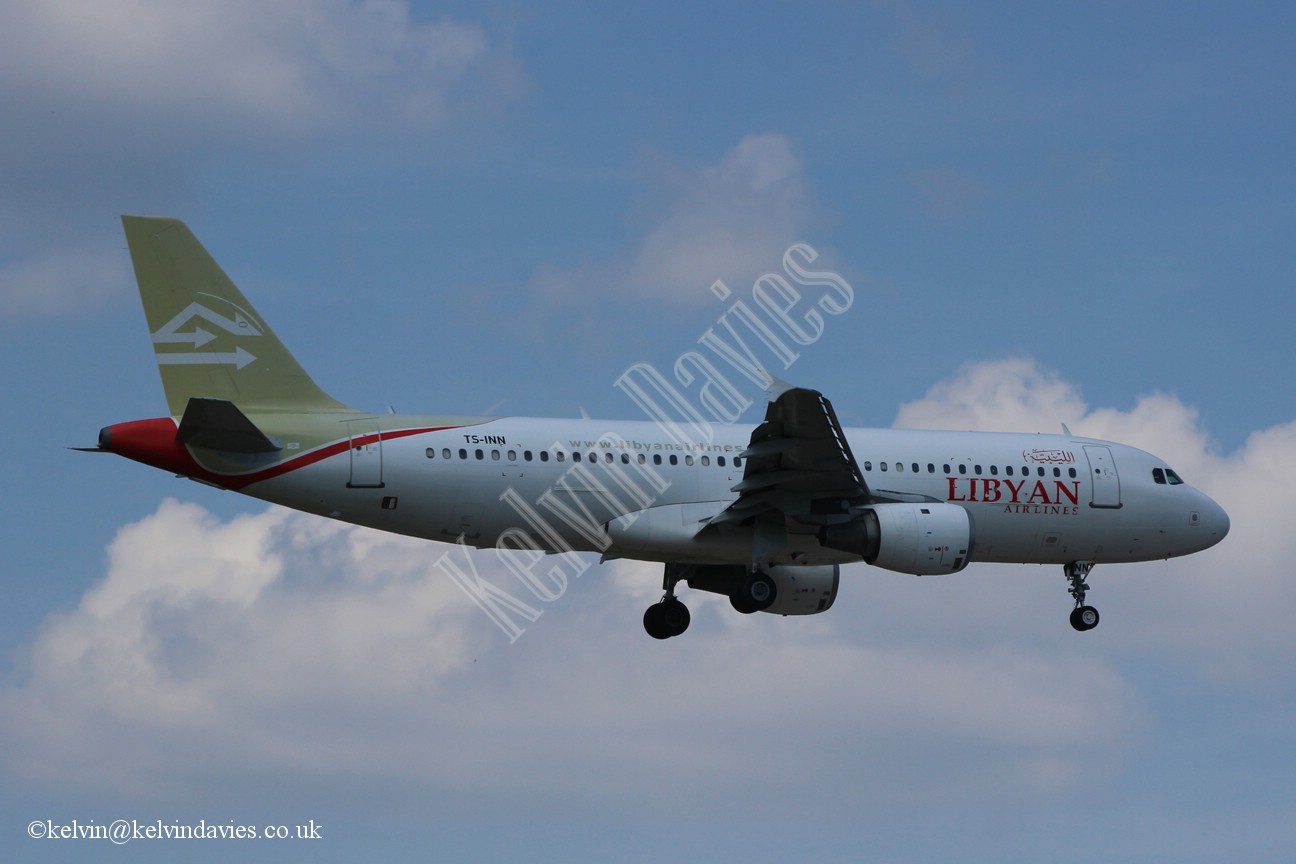 Libyan A320 TS-INN