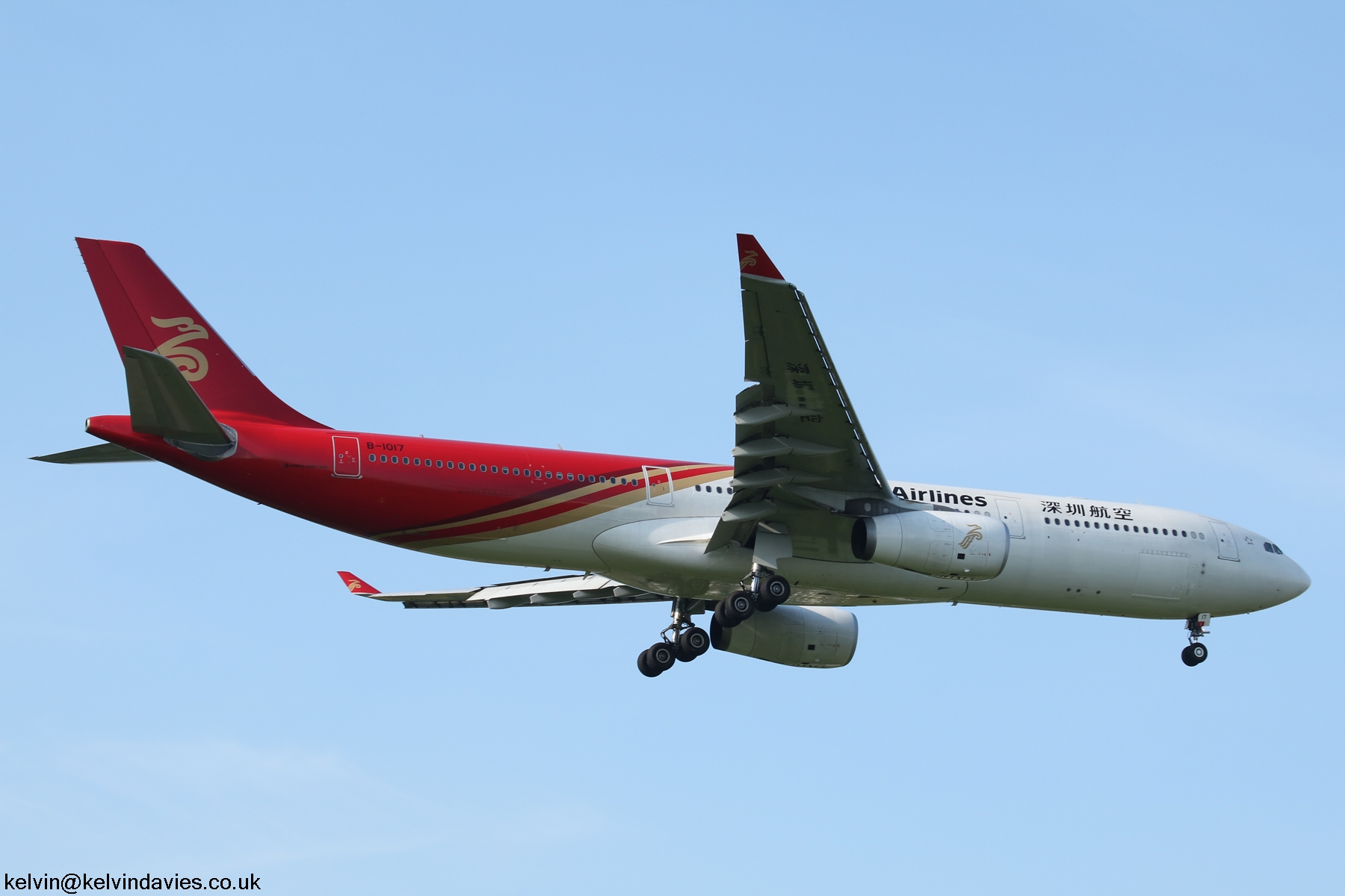 Shenzhen Airlines A330 B-1017