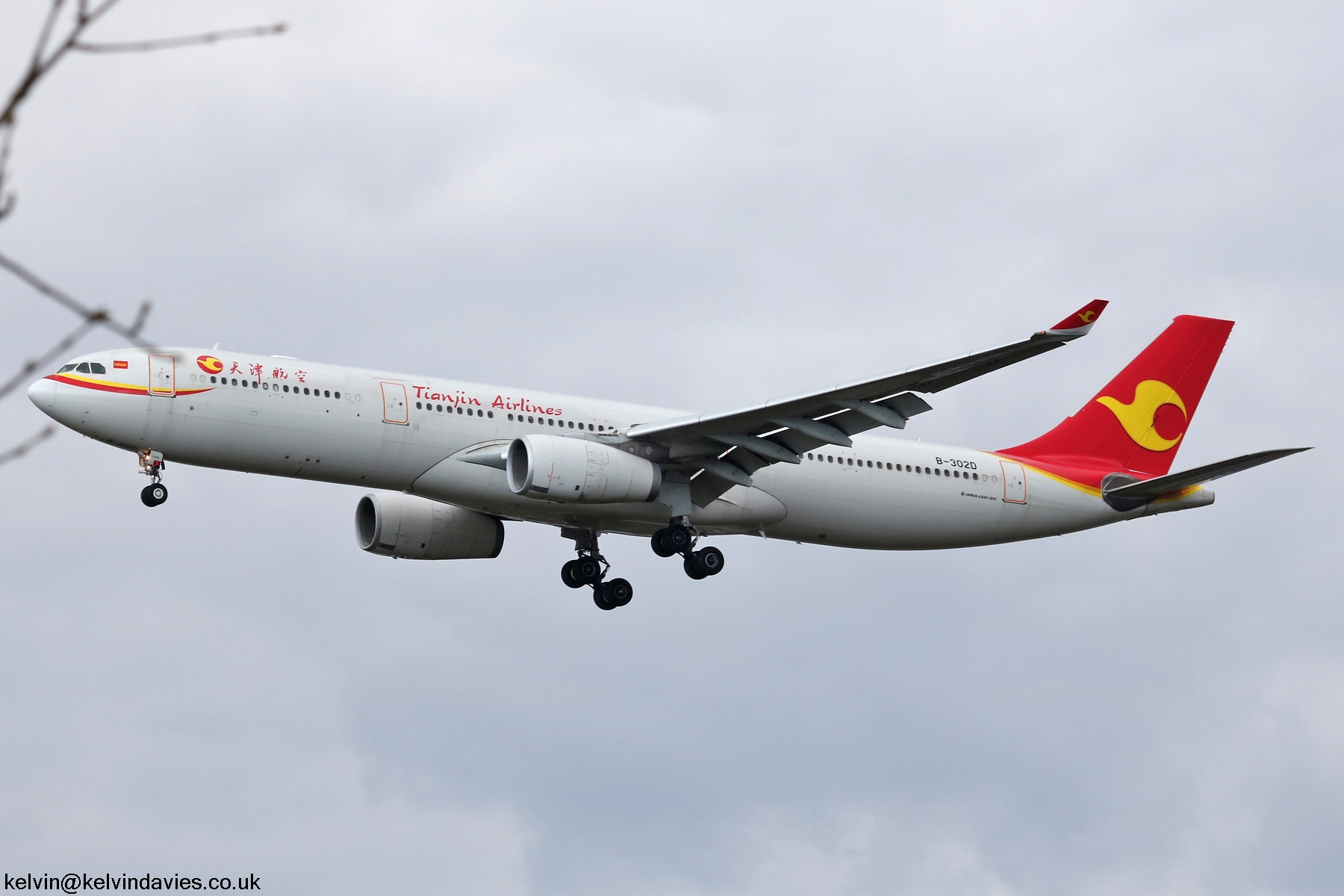 Tianjin Airlines A330 B-302D