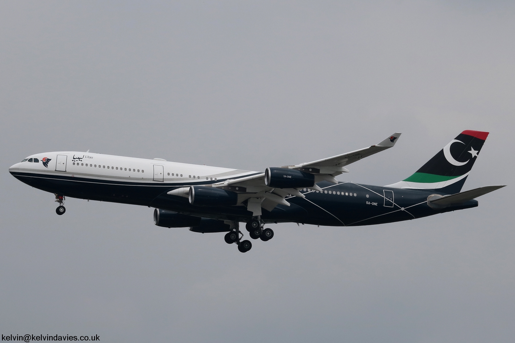 Government of Libya A340 5A-ONE