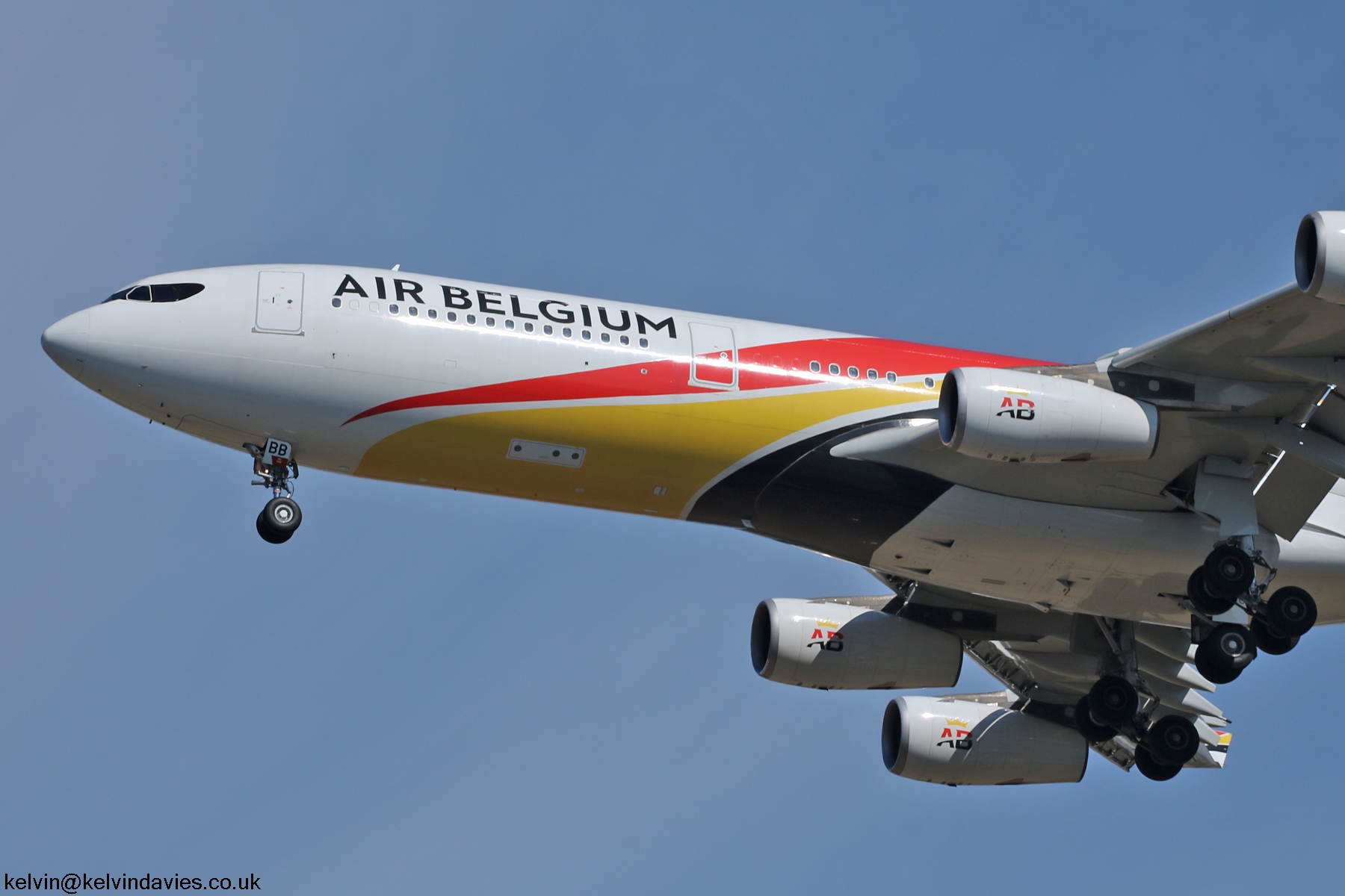 Air Belgium A340 OO-ABB
