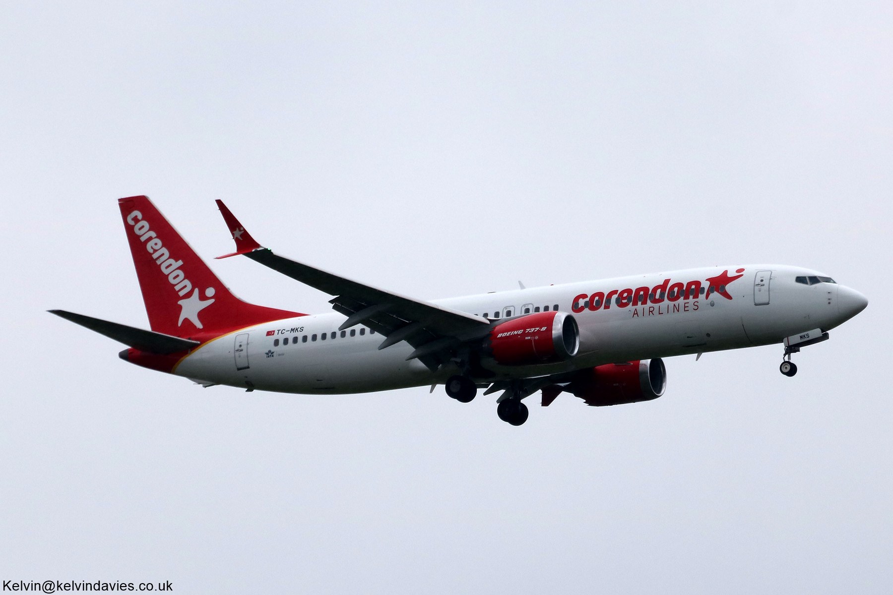 Corendon Airlines 737MAX TC-MKS