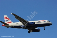 British Airways A319 G-EUOA