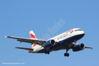 British Airways A319 G-EUOE