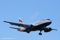 British Airways A319 G-EUPJ