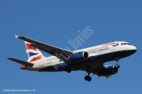 British Airways A319 G-EUPN