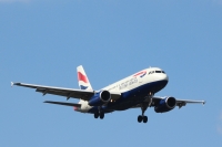 British Airways A319 G-EUPS
