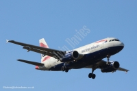 British Airways A319 G-EUPV