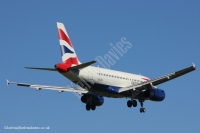 British Airways A319 G-EUOA