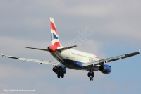 British Airways A319 G-EUOB