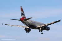 British Airways A319 G-EUOC