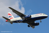 British Airways A319 G-EUPB