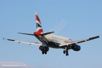 British Airways A319 G-EUPC