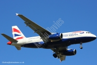 British Airways A319 G-EUPK
