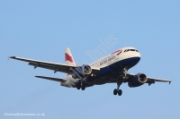 British Airways A319 G-EUPM