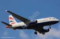 British Airways A319 G-EUPM