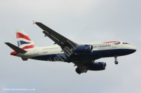 British Airways A319 G-EUPT