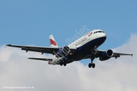 British Airways A319 G-EUPT