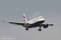 British Airways A319 G-EUPU