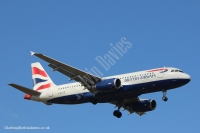 British Airways A320 G-EUYD