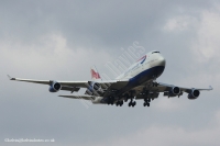 British Airways 747 G-BYGF