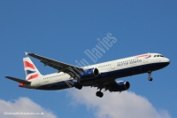 British Airways A321 G-EUXD