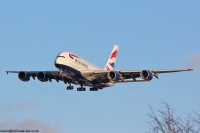 British Airways A380 G-XLEF