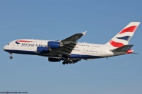 British Airways A380 G-XLEL