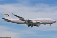 Emirates Royal Flight 747 A6-YAS