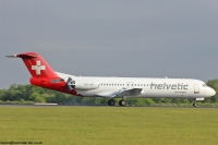 Helvetic Airways Fokker F100 HB-JVF