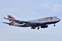 G-BYGE British Airways B747