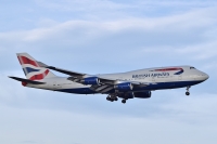 G-BYGE British Airways B747