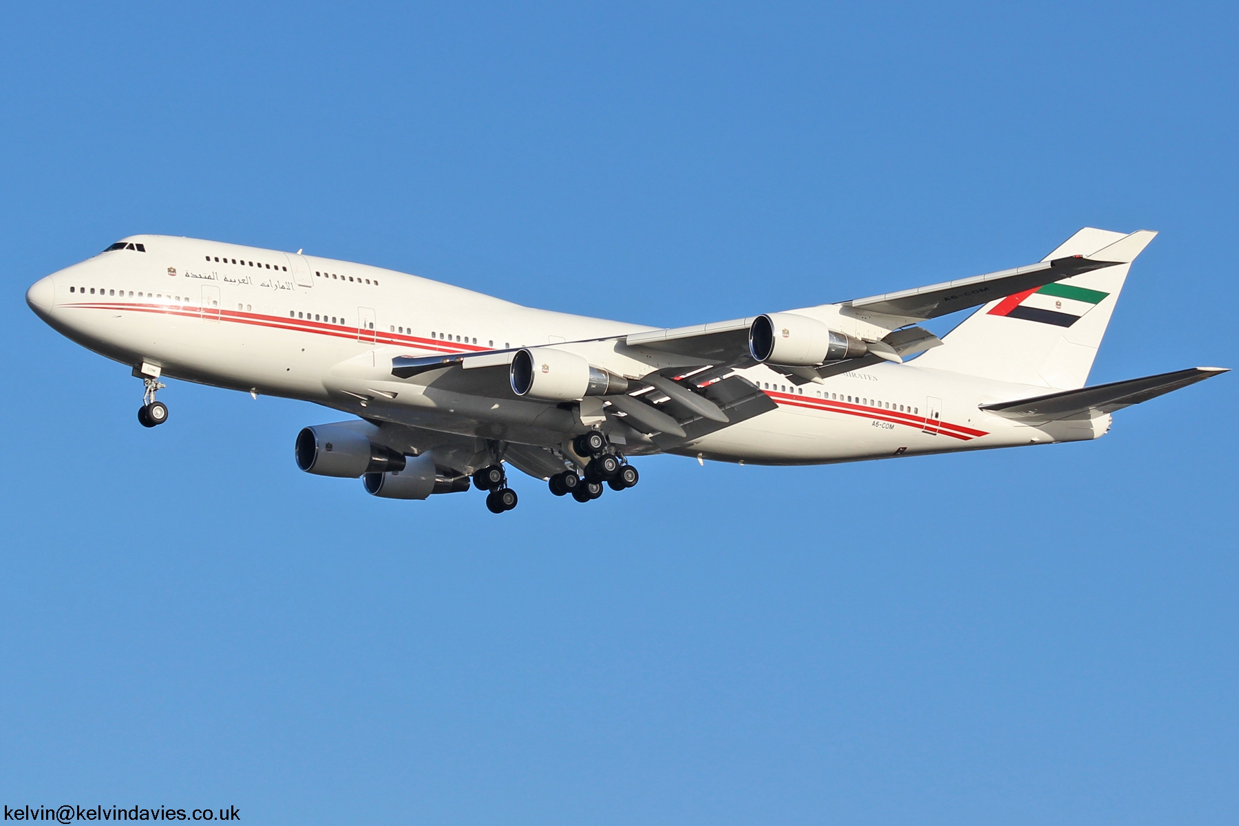 Dubai Air Wing B747 A6-COM
