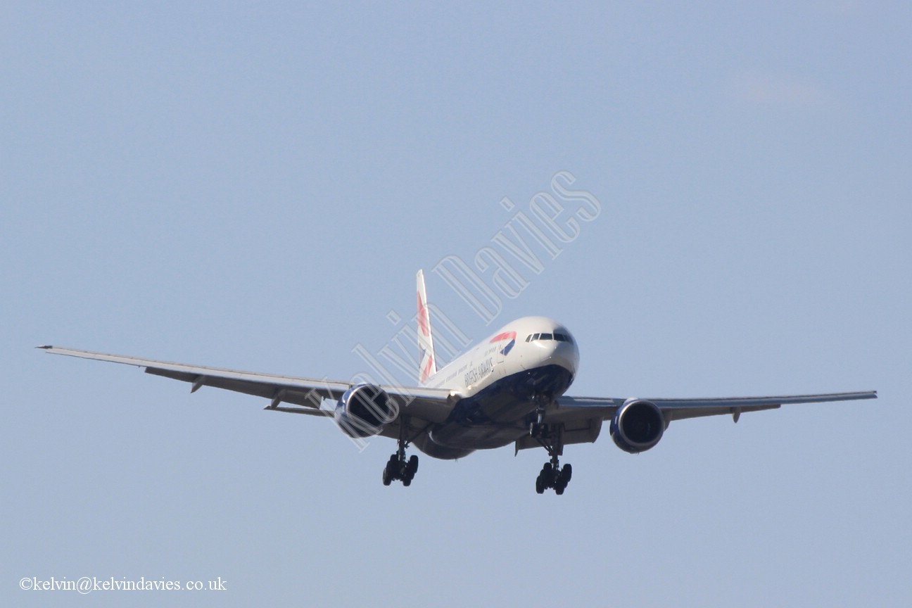 British Airways 777 G-YMMG