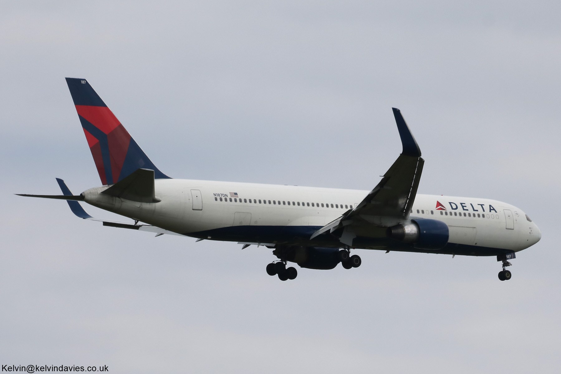 Delta Air Lines 767 N187DN