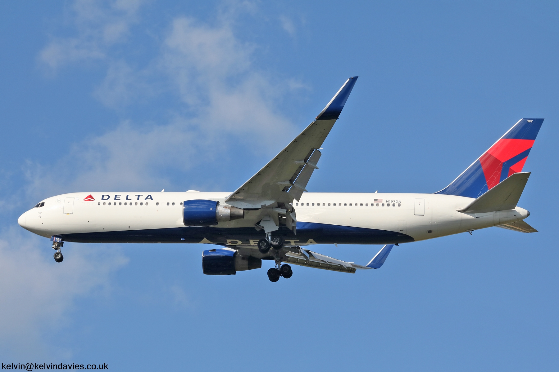 Delta Air Lines 767 N179DN