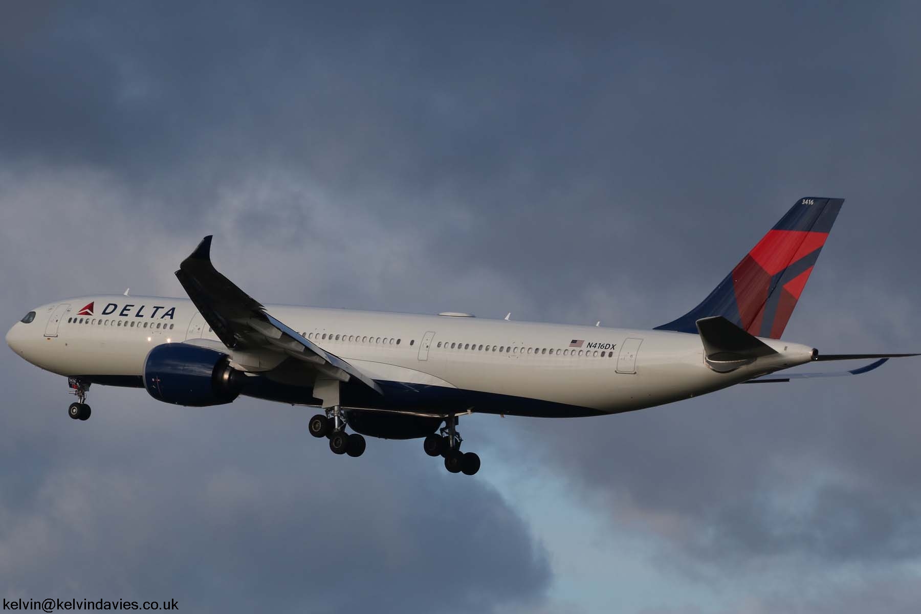 Delta Air Lines A330 N416DX