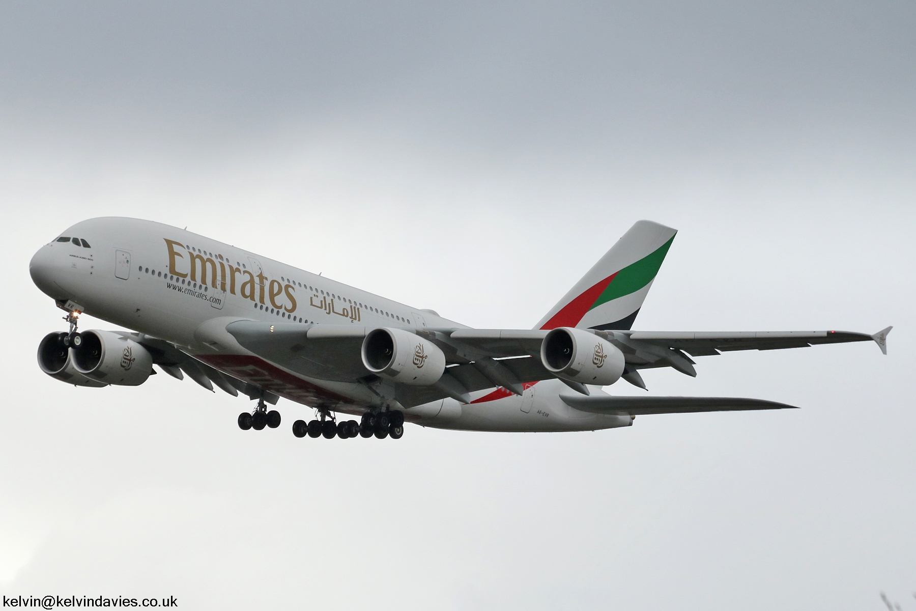 Emirates A380 A6-EVR