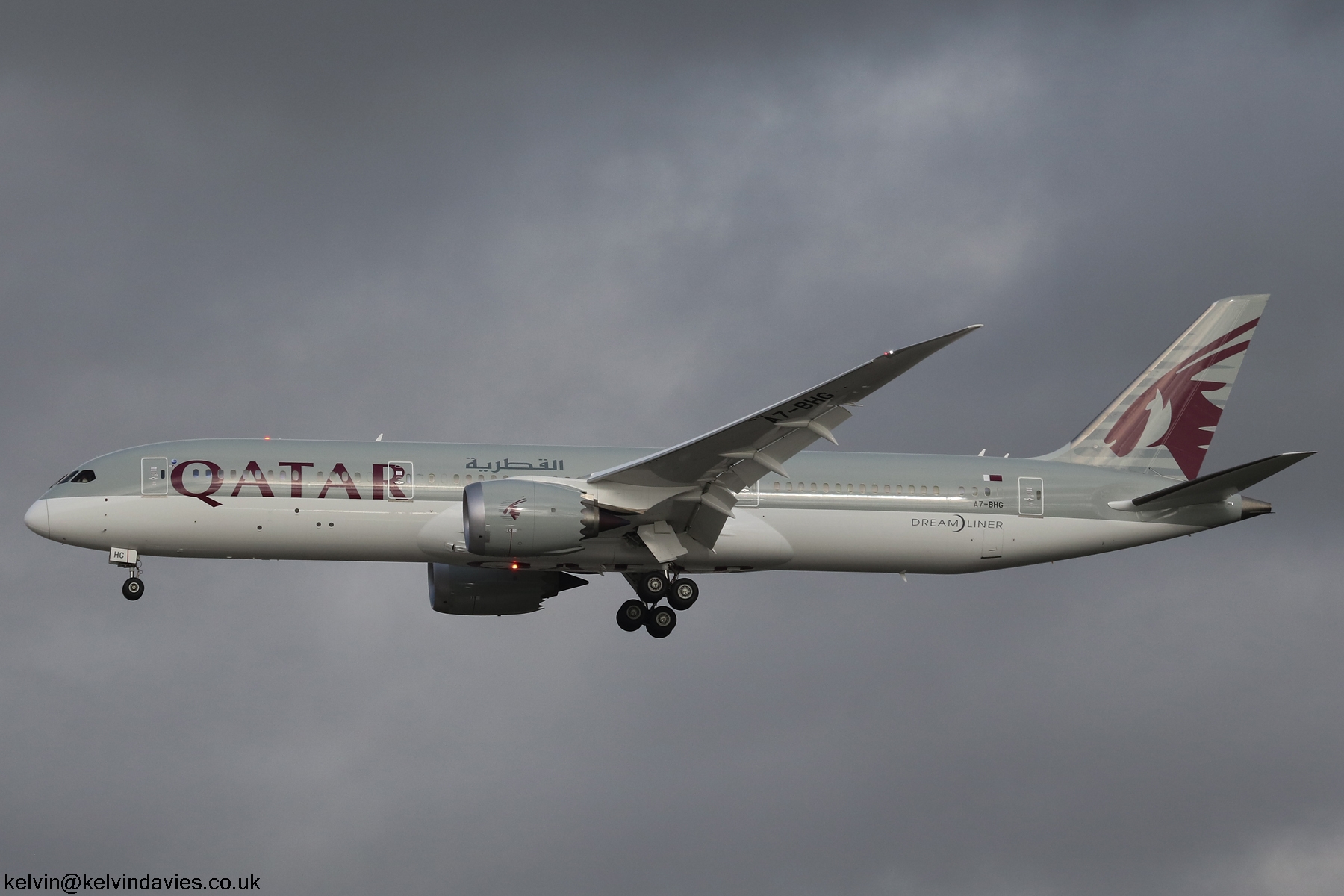 Qatar Airways 787 A7-BHG