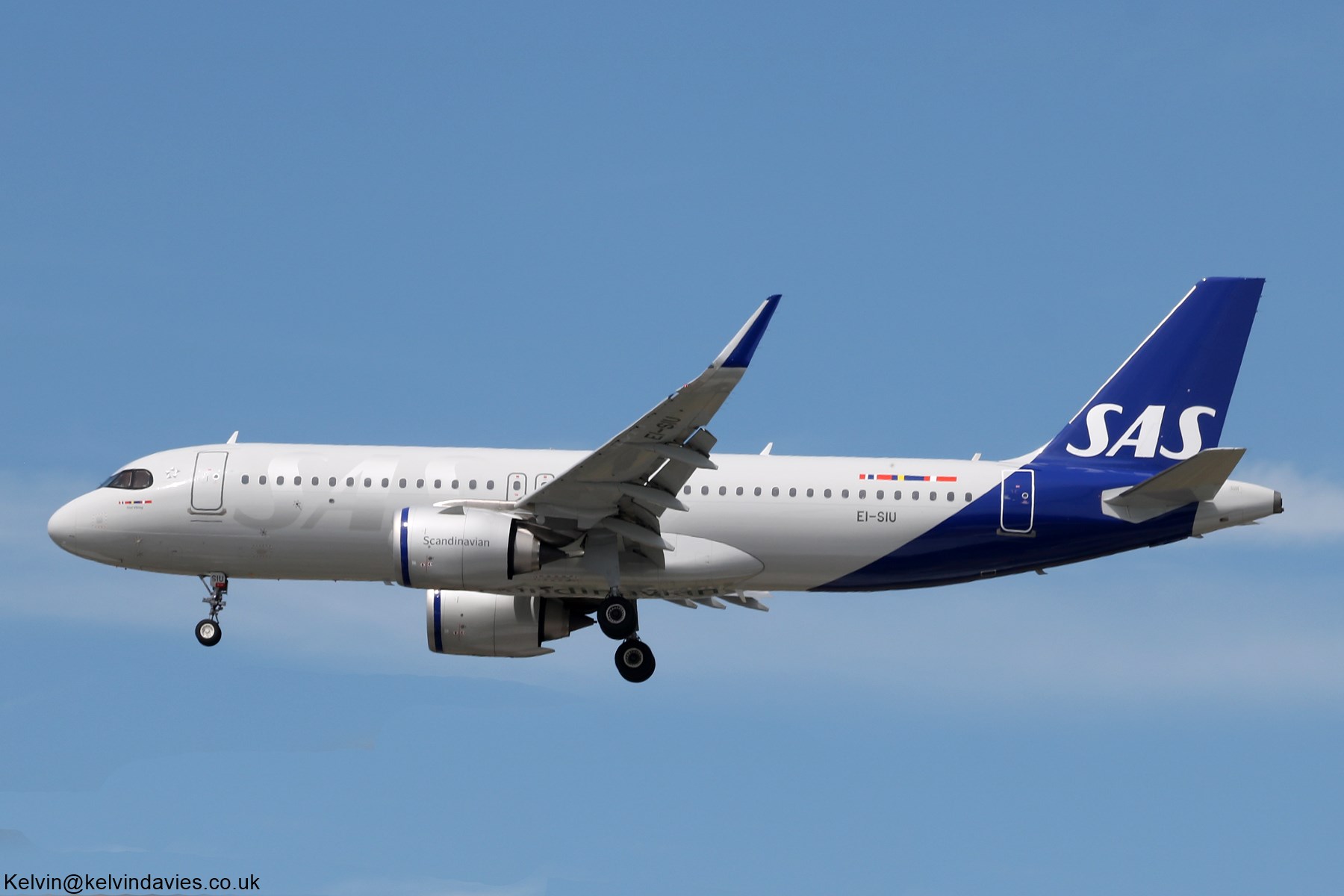 SAS Connect A320 NEO EI-SIU