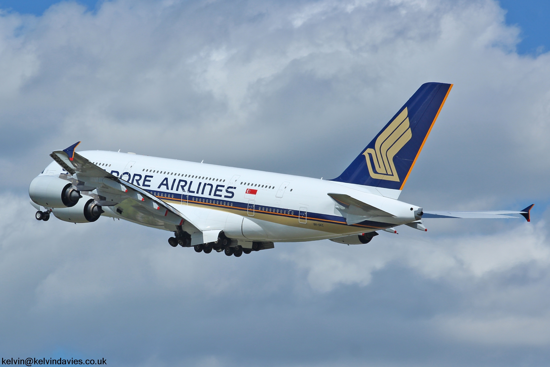 Singapore Airlines A380 9V-SKC