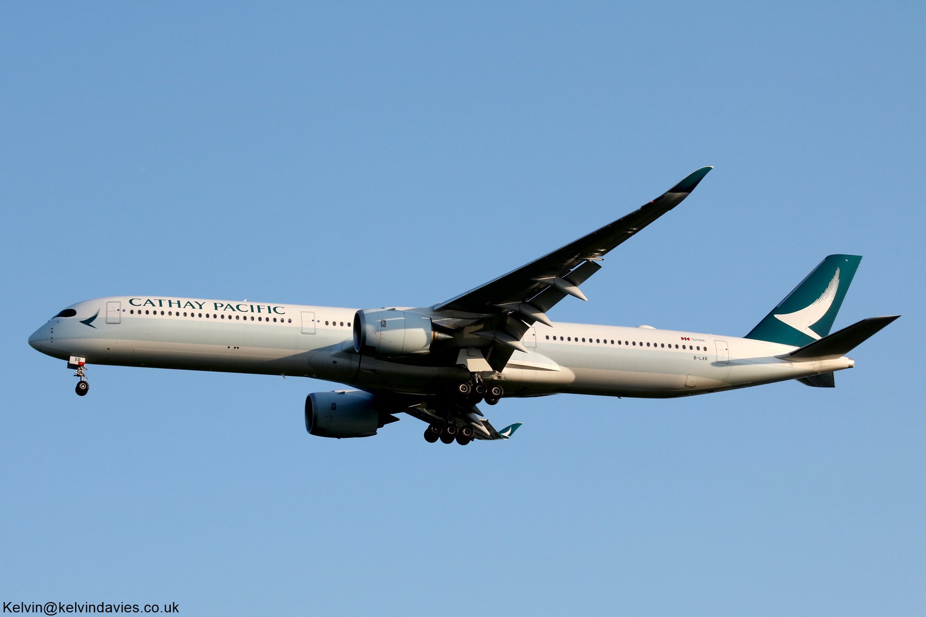 Cathay Pacific Airways A350 B-LXR