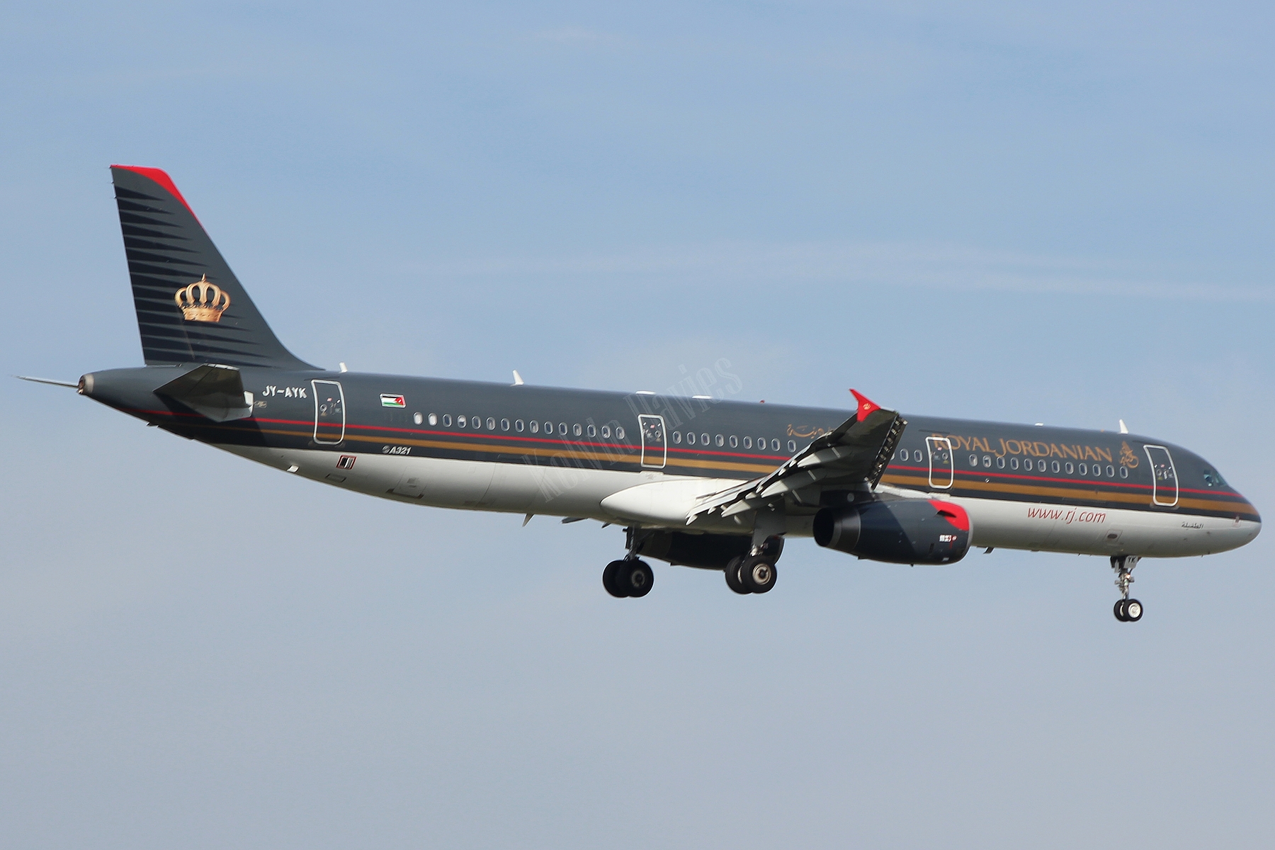 Royal Jordanian A321 JY-AYK