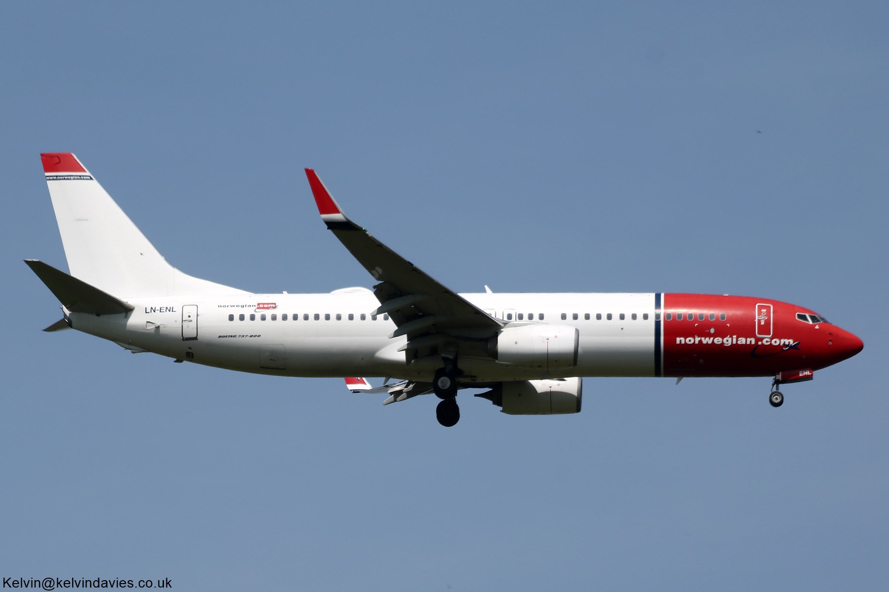 Norwegian 737NG LN-ENL