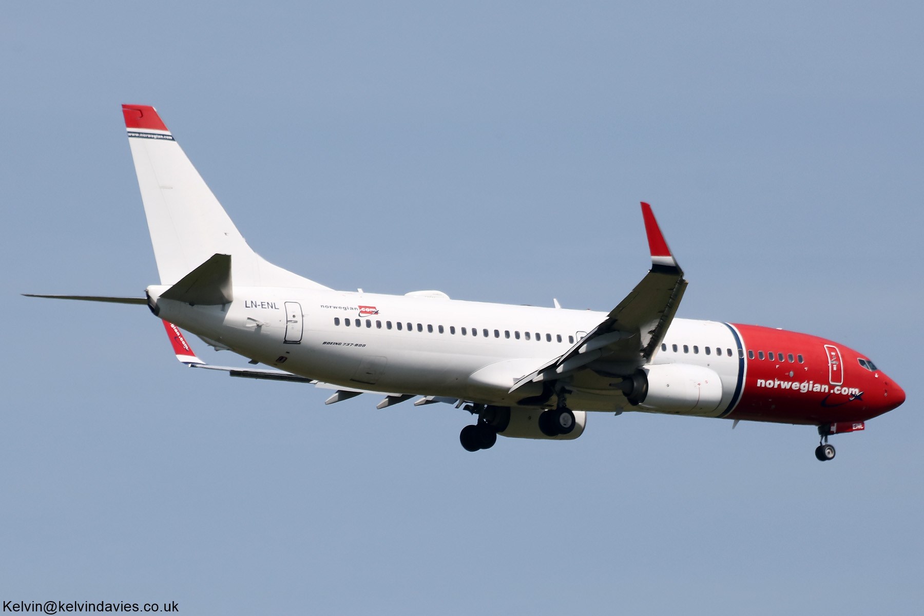 Norwegian 737NG LN-ENL